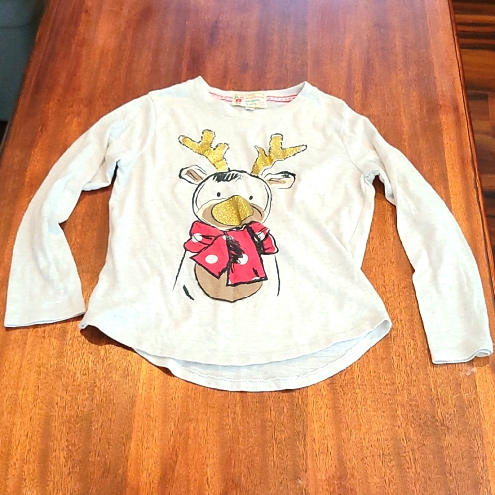 Girls long sleeve Christmas Tee
